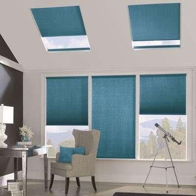 Smart Motorized Double Cellular Blackout Shade Electronic Window Blinds