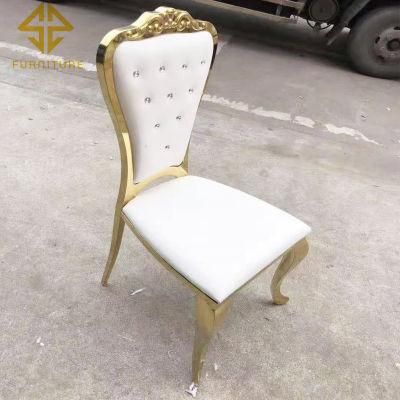 5 Years Guarantee Time Event Party Wedding Dining Furniture Stainless Steel Chair for Sale