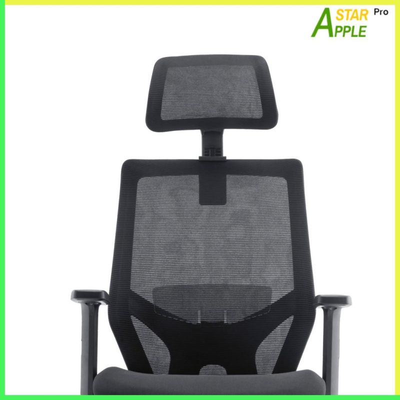 High Back Mesh Headrest Executive Chair with Soundless PU Castor