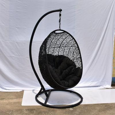 Hot Sale Outdoor Leisure Rattan Swing Chair Modern Garden Hammock Rattan Hanging Chair