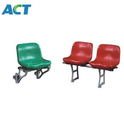 Wall Mounted HDPE Plastic Stadium Chair Seats with Medium Back