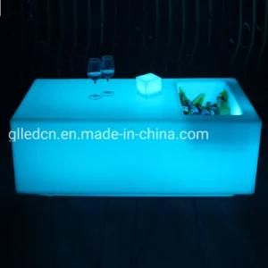 Plastic LED Table Garden Patio Furniture Tables for Sale