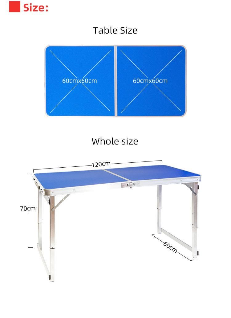 Rectangle Restaurant White Iron Legs Foldable Adjustable Outdoor Furniture Marble Surface Modern Dining Table