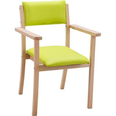 Ske708 Modern Dining Chair with Wooden Legs