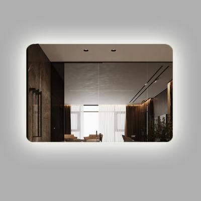Modern Bathroom Waterproof Smart Touch Screen Anti Fog LED Light Mirror