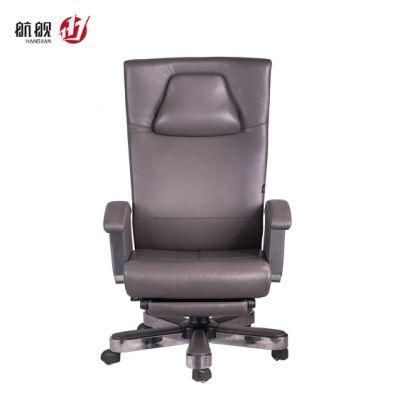 Luxury Modern PU High Back Executive Boss Leather Reclining Office Chair
