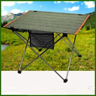 Light Weight Aluminum Camping Folding Table with Pocket (EFT-04)
