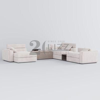 European Design Hotel Home Home Furniture High Quality Simple L Shape Sofa