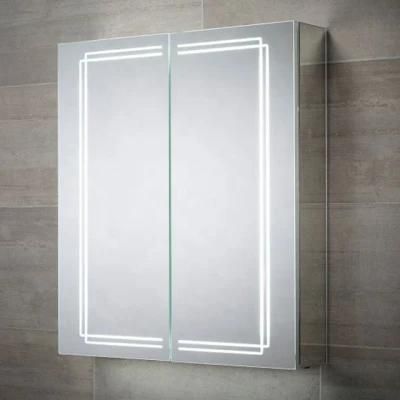 Floor Mirror Cabinet From China Leading Supplier with Dimmer Adjusted Shelf