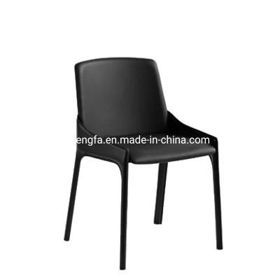 Office Modern Furniture Stainless Steel Leather Cushion Dining Chairs