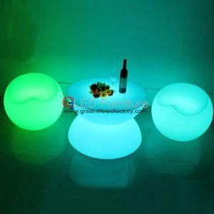 Waterproof RGB LED Cafe Table for Event Party Coffee House