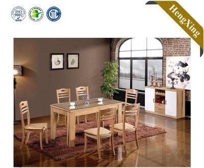 Modern Cheap White Wooden MDF Dining Room Furniture Restaurant Chair Dining Table