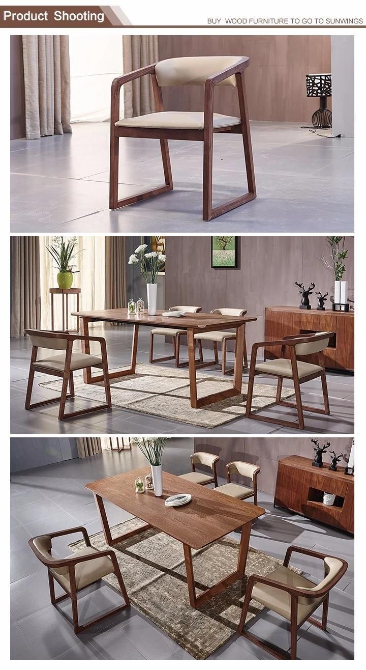 The Nordic Contracted Solid Wood Dining Chair From China