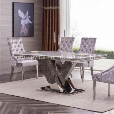 Contemporary Design Restaurant Hotel Furniture Marble Dining Table
