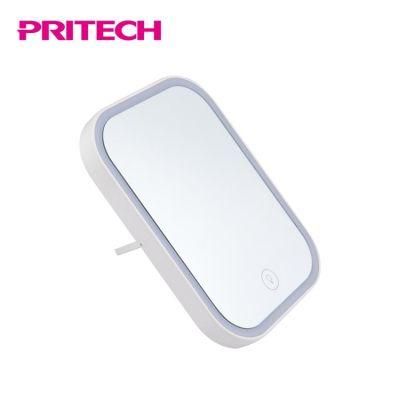 Pritech Wholesale Plastic Square Single Side Desktop Cosmetic Makeup Mirror