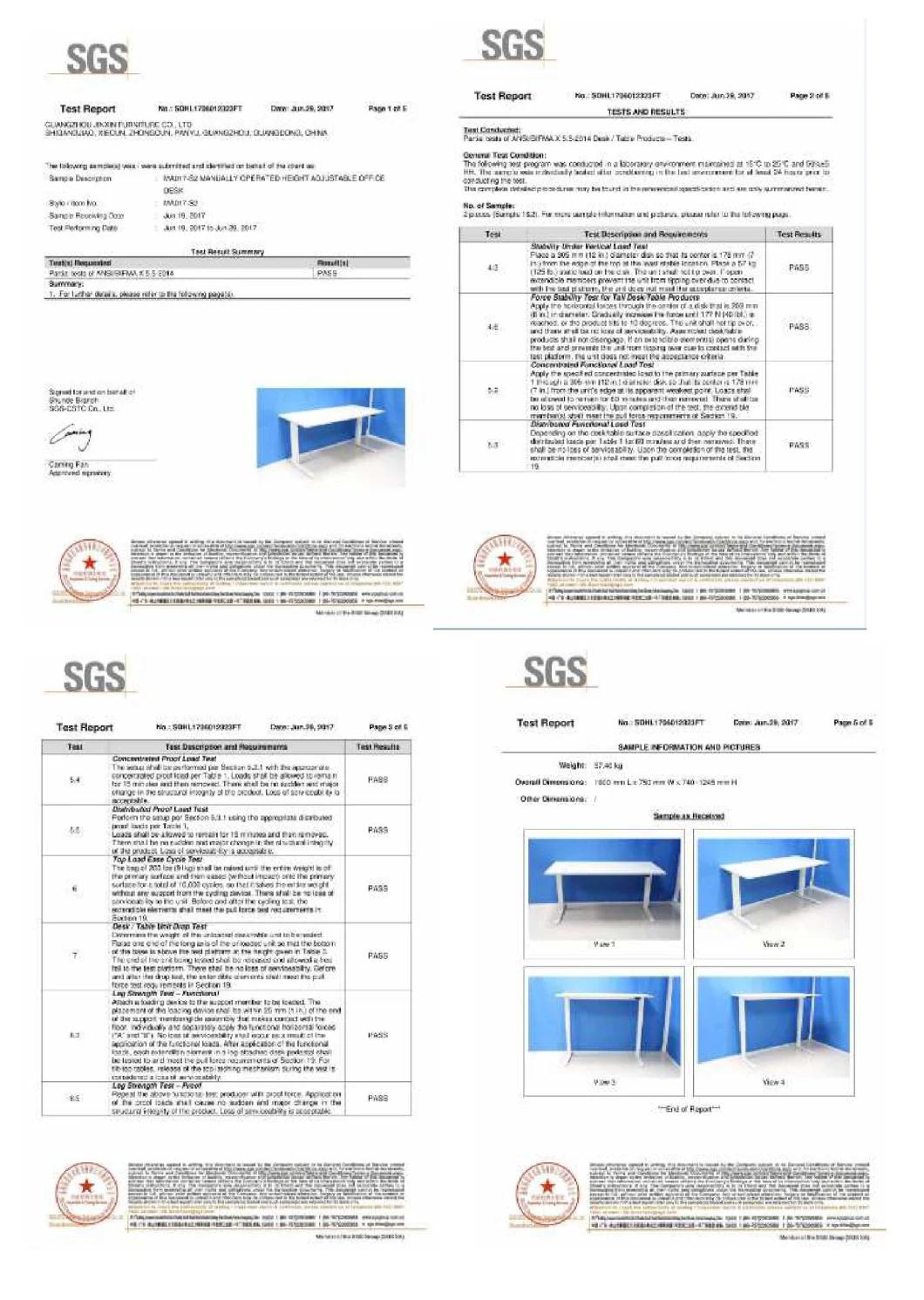 Hardware Parts Office Black Color Table Metal Legs Furniture
