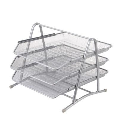 Desk Organizer Mesh Paper Tray 3 Tier Office File Rack