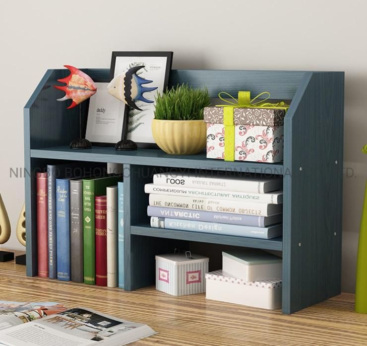 Wooden Desk Organizer Bookcase Bookshelf