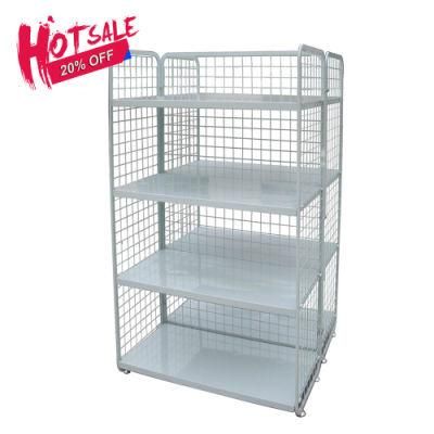 Giantmay Modern Potato Chip &amp; Snack Display Rack Bread Display Stands Wire Mesh