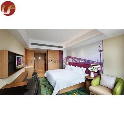 Luxury Holiday Inn Hotel Bedroom Furniture with Mini Bar