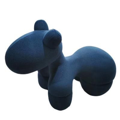 Creative Fiberglass Pony Puppy Stool Child Wholesale Animal Chair Shape Leisure Chair Kids Toys Dog Shape Chair for Child