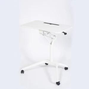 Modern Portable Adjustable Pneumatic Lifting Laptop Desk Lecture Desk