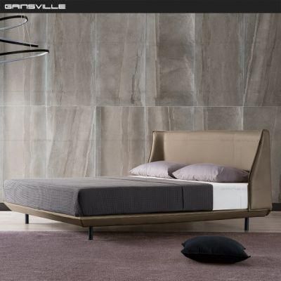 Modern Home Furniture Manufacturer Leather Wall Bed in Bedroom Furniture