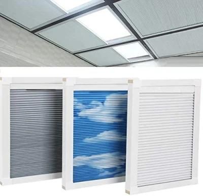 Blackout Fabric Cellular Shades Cordless Honeycomb Skylight Blinds