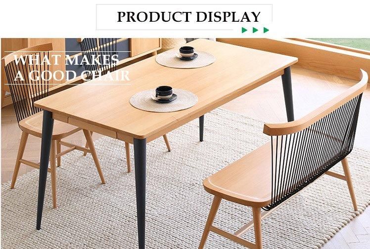Furniture Modern Furniture Chair Home Furniture Wood Furniture Nordic Contemporary Oversized Wood Modern Solid Oak Indoor Restaurant Dining Room Chair