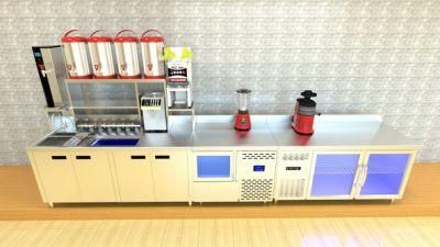 Customized Drink Bar Counter Modern Bar Counter for Bubble Tea Shop