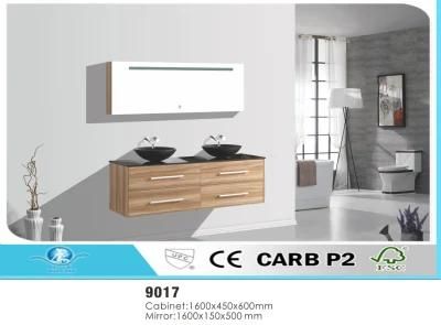 Marketing Champion Melamine Bathroom Cabinet with Double Basin