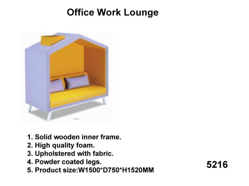 Modern Furniture Soft Seating Office Work Lounge Office Phone Booth