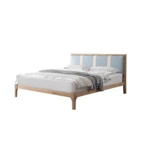 Modern Nordic Design Home Furniture Bedroom Set Wooden Frame King Bed