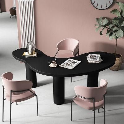 Nordic Solid Wood Desk Single Shaped Irregular Negotiation Table Designer Creative Long Table Solid Wood Conference Table
