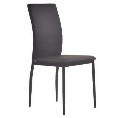 Breathable Linen Fabric Curved Back Woven Eliminate Fatigue Dining Chair