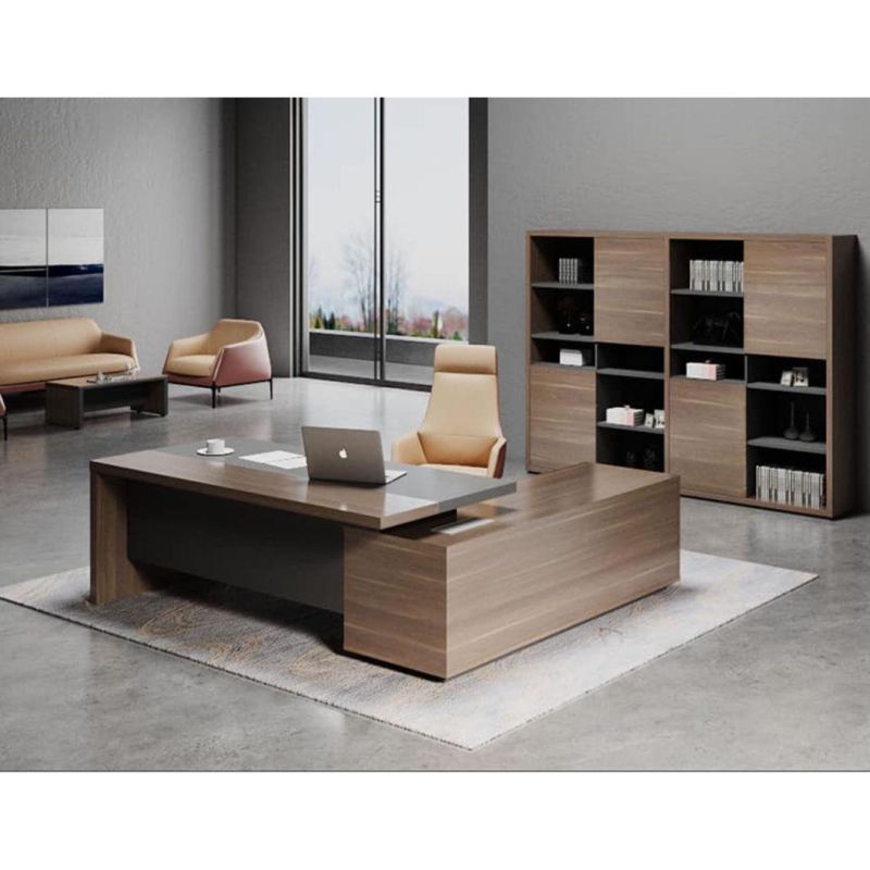 (SZ-ODR678) Foshan Office Furniture Boss Table Manager Office Desk