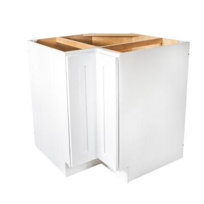 American Style Modern White Shaker Birch Plywood Kitchen Cabinets Design