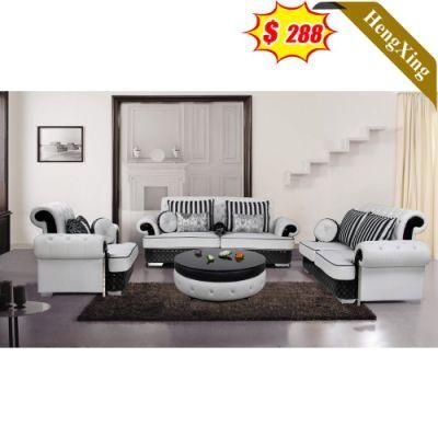 Modern Luxury Boss Room Living Room Sofas Set Office Metal Legs PU Leather 1/2/3 Seat Sofa