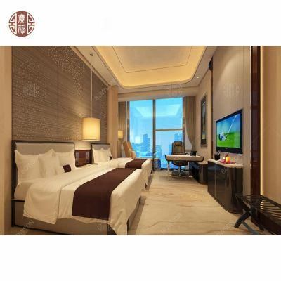 Business Simple Wooden Material Hotel Bedroom Furniture