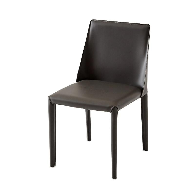 Modern Furniture Design Metal Cafe Restaurant PU Dining Chair