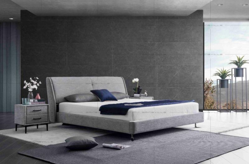 Latest Modern Design Bedroom Furniture Home Furniture King Bed Queen Bed Single Bed Gc1820