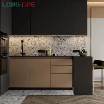 Customized Modern Luxury Handleless Design Modular Kitchen Cabinet