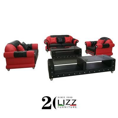 Italian Simple Sectional Modern Furniture Leisure Genuine Leather Sofa Chair