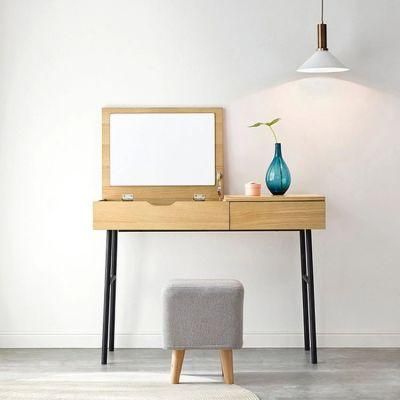 Simple Modern Furniture Dressing Table with Mirror and Customized