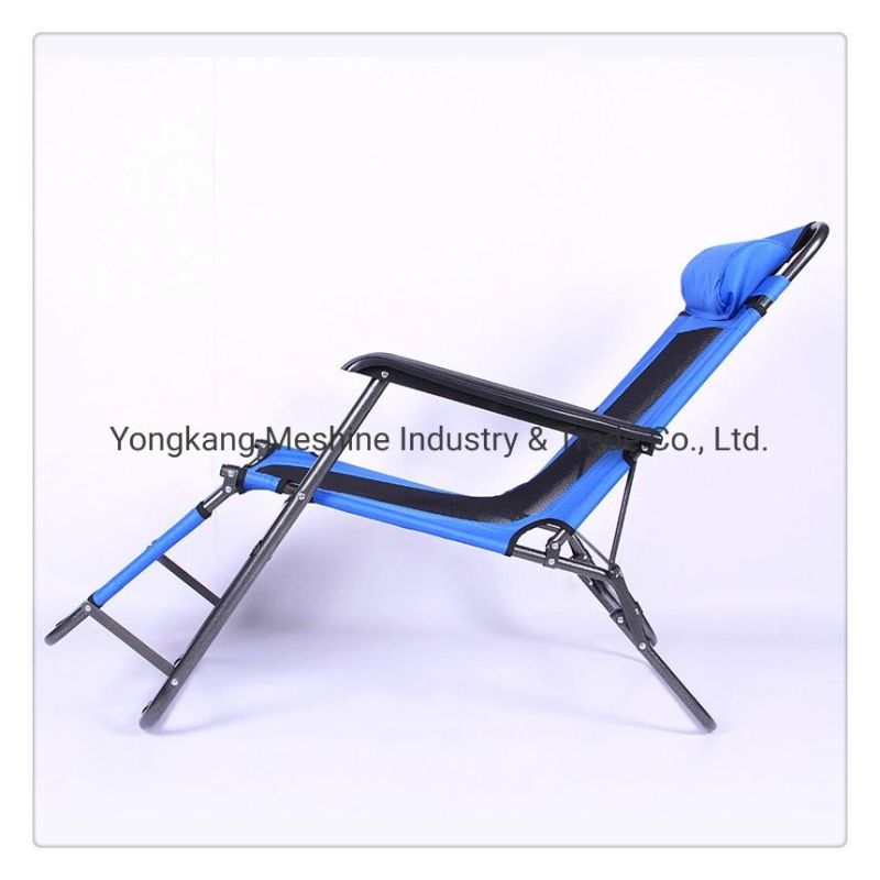 Factory Wholesale Outdoor Modern Lounge Folding Chairs Stainless Aluminium Adjustable Foldable Sun Beach Leisure Lazy Lounge Chair