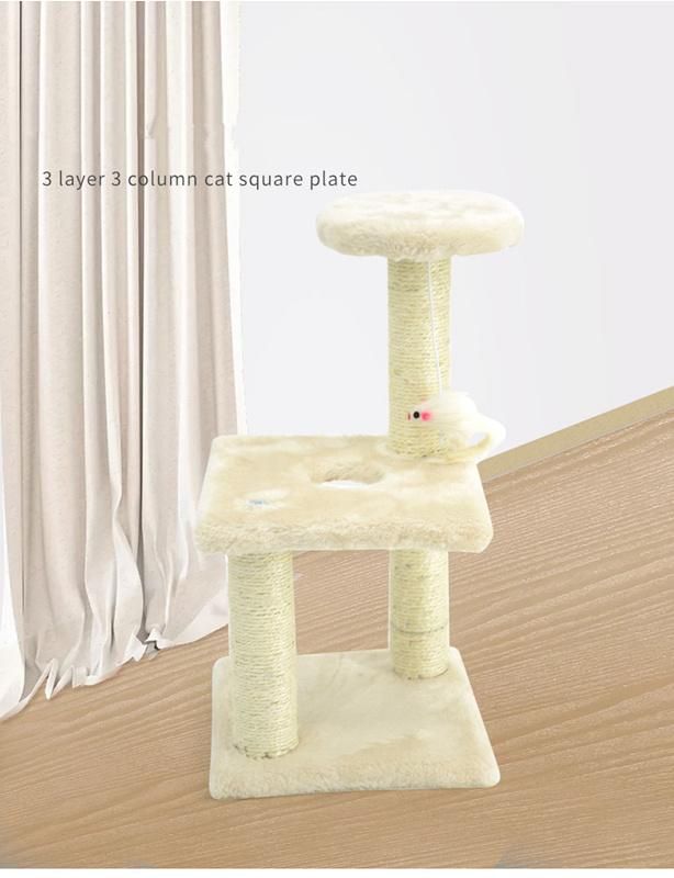 Luxury Modern Large Wood Cat Plush Furnitures