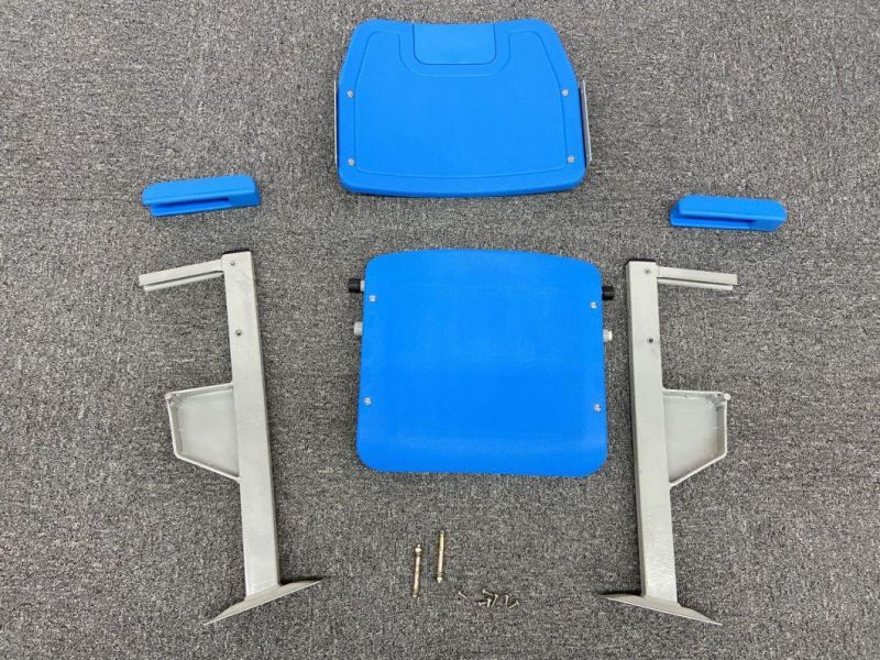 Floor Mounting HDPE Plastic Tip up Indoor Folding VIP Stadium Seat Chair