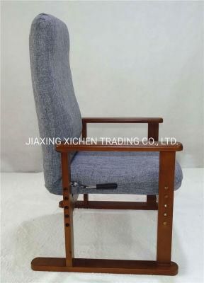 Grey Linen Fabric Living Room Lounge Sofa Arm Chair