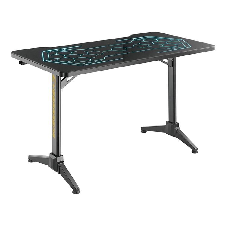 Modern LED Lighting Gaming Table PC Computer Gaming Desk for Gamer
