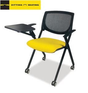 Black Stackable Training Chair with Writing Board